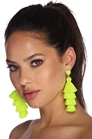 Totally Tiered Tassel Earrings