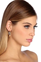 Hoop Outline Earrings