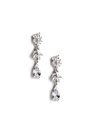 Statement Cubic Zirconia Teardrop Earrings