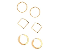 Glam Hoop Earring Set