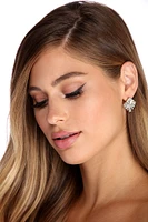 Luxe Baguette Rhinestone Earrings