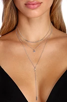 Layered Elegance Lariat Necklace