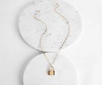 Goldi Lock Pendant Necklace