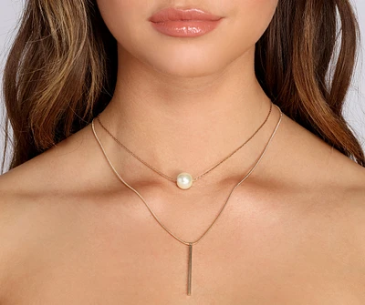 Pearl Ambition Dainty Necklace