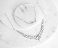 Have It All Rhinestone Necklace Set