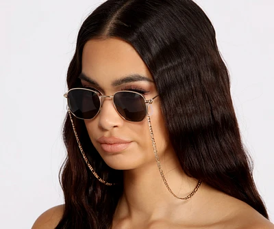 It's Chill Gold Sunglasses Chain