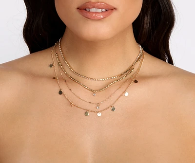 Bring The Layers Gold Chain Necklace