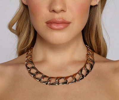 So Extra Chunky Chain Link Necklace
