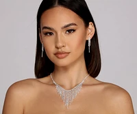 Glam Goals Necklace And Earrings Set