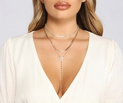 Starry Glam Three Necklace Pack