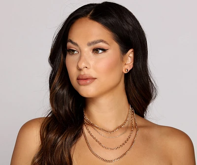 Chain Link Necklace Two Pack