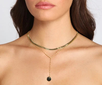Sleek Vibes Layered Collar Necklace