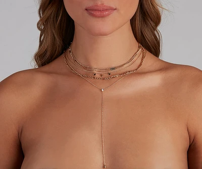 Simplicity Is Bliss Delicate Lariat Necklace