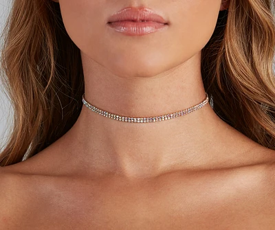 Classy Two Row Rhine Choker