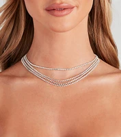 Glitz Attack Rhinestone Choker