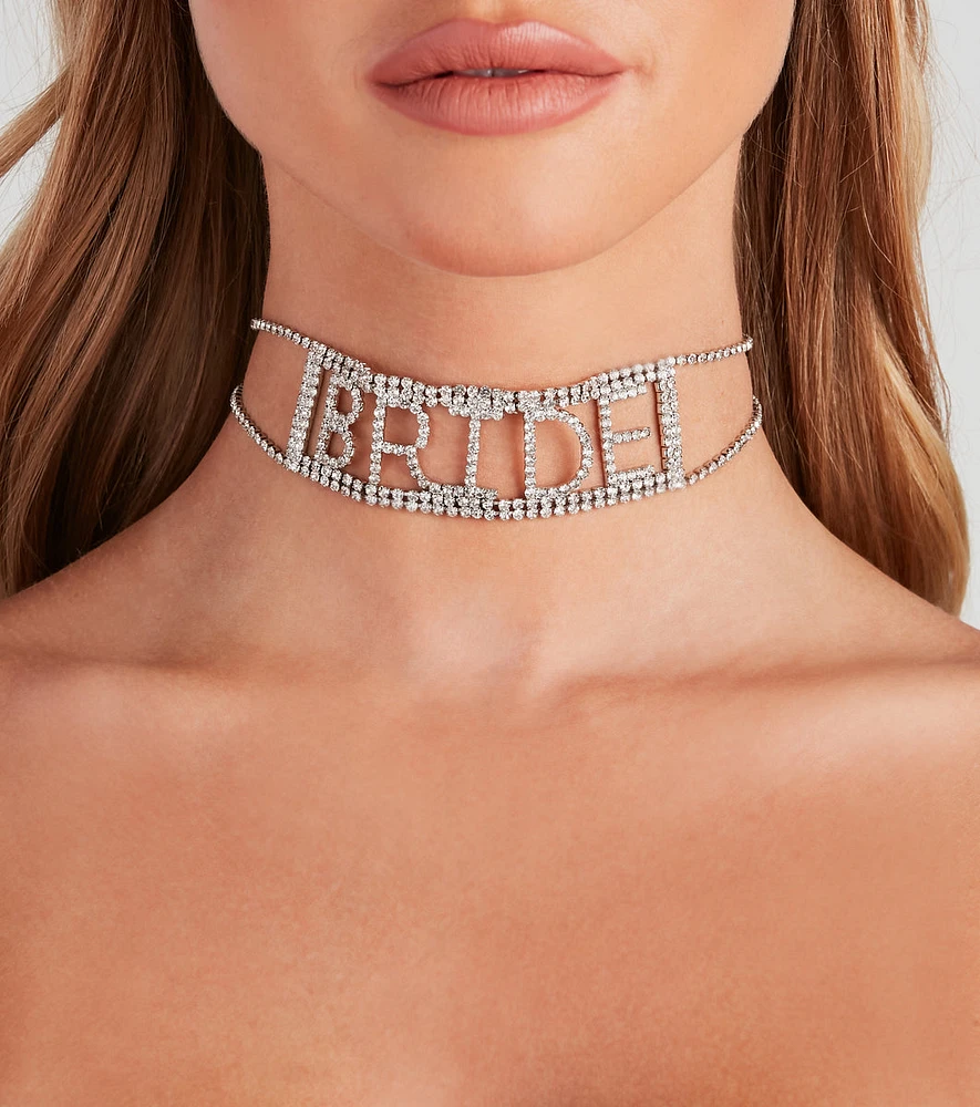 Bride Rhinestone Choker