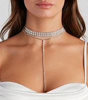 Love For Glam Choker And Necklace