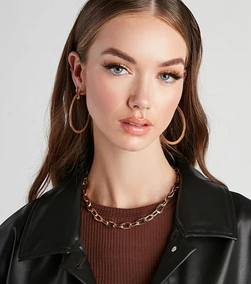 Perfect Statement Chain Link Collar