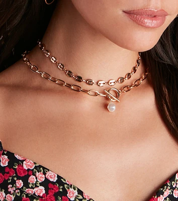 It-Girl Layered Chain Necklace Set