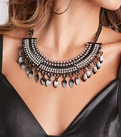 Festival Fave Boho Fringe Collar Necklace