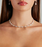 Meant To Shine Cubic Zirconia Choker Necklace