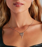 Got Your Attention Necklace And Earrings Set