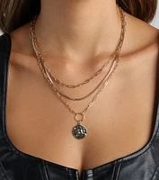 Charmed By You Layered Chain Necklace