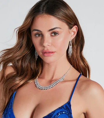 Adore With Beauty Necklace And Earrings Set