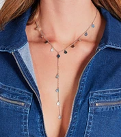 Like A Charm Dainty Lariat Necklace