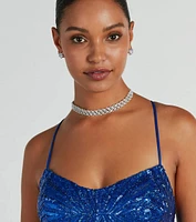 Simply Stunning Rhinestone Choker Necklace