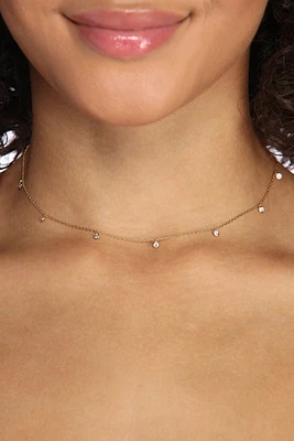 Dainty Rhinestone Necklace