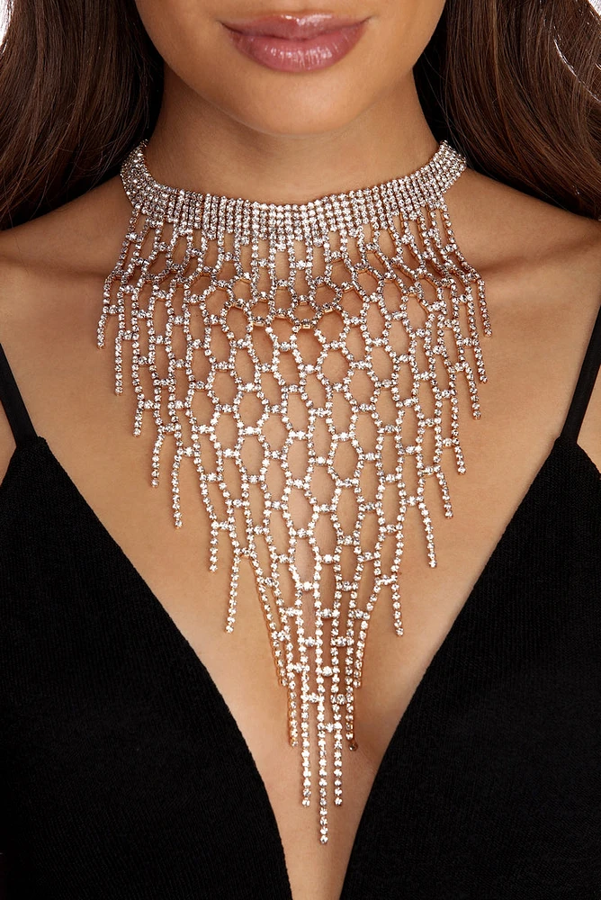 Shimmering Beauty Choker Necklace