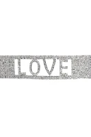 Love Rhinestone Statement Choker