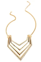 Chevron Chic Statement Necklace