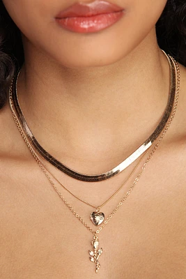 Layered Herringbone Necklace