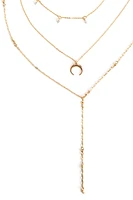 Moon Rhine Lariat Necklace Set