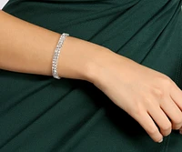 Multi-Row Rhinestone Stretch Bracelet