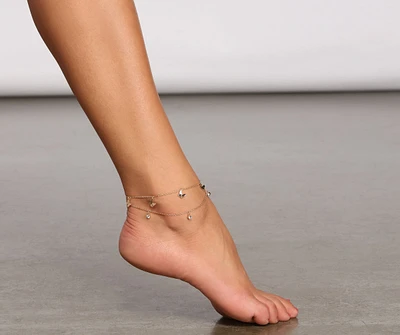 Trendy-Chic Layered Anklet