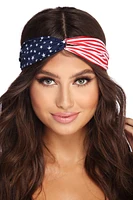 Twist Front Americana Headband