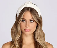 Pleated Knot Headband