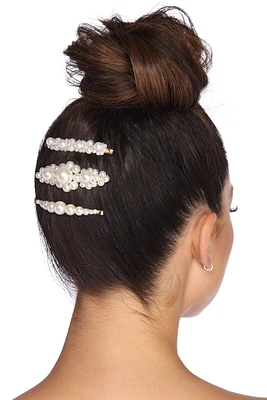 Elegant In Pearls Bobby Pin Set