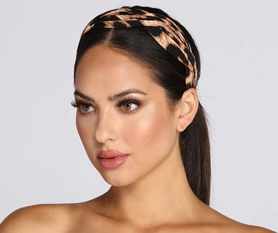 Ribbon Wave Fabric Headband