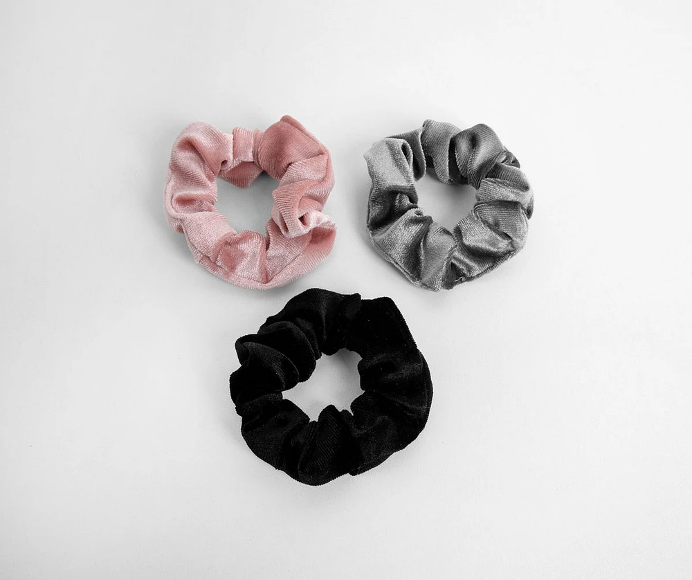 Velvet Scrunchie Pack