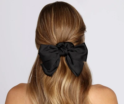 Over-sized Baby Doll Bow Barrette