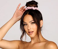 Essential Ribbed Scrunchie Multi Pack