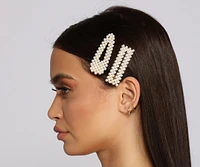 Preppy And Posh Pearl Hair Accessory Set