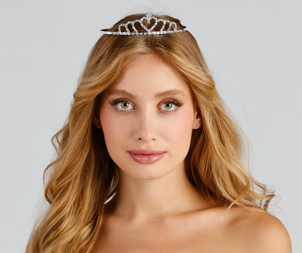 Fall In Love Rhinestone Tiara