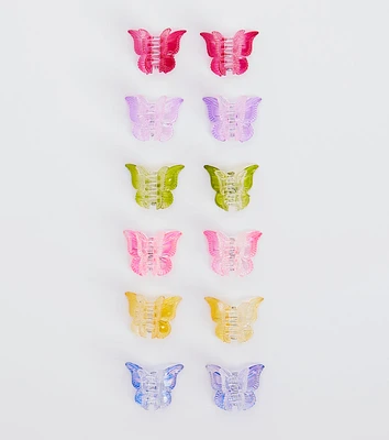 '90s Babe Butterfly Hair Clip Pack