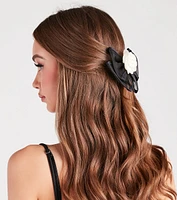 Adorable Trendsetter Rosette Bow Barrette