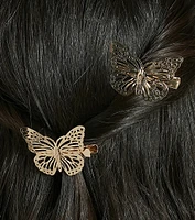 Flirty Flutter Butterfly Hair Clip Set